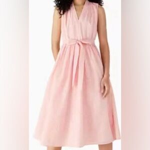 Kate Spade new gorgeous Pink Gingham Dress with Belt